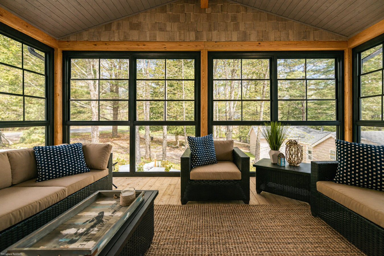 Patio-to-sunroom conversion
